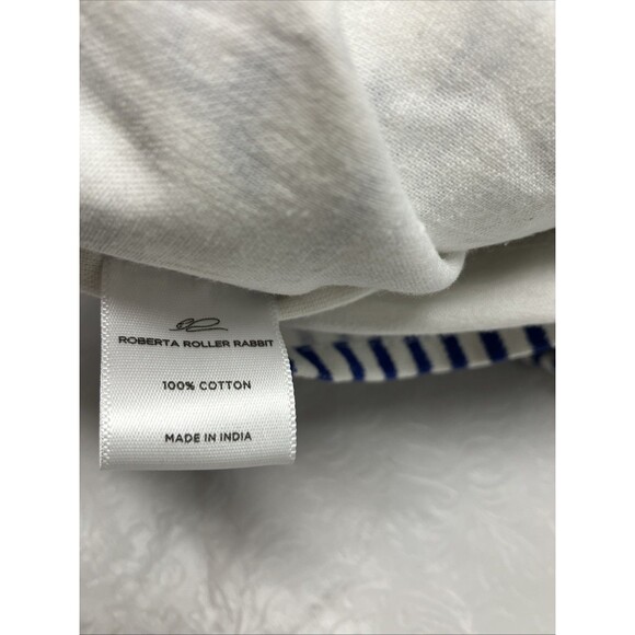 Roberta Roller Rabbit Canvas Tote Bag Cotton Whale Nautical Mom Handbag Beachy - Picture 12 of 14